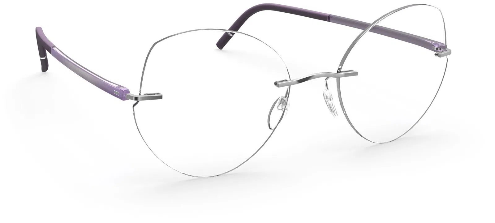 Silhouette The Wave Chassis Rimless 5567 Eyeglasses - view 4